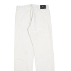 VERSACE JEANS COUTURE Mens White Regular Straight Denim Light W30 L34 Button
