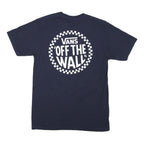 VANS Mens Navy Blue Off The Wall Graphic T-Shirt M Short Sleeve Crew Neck Casual