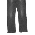 LEVI'S Mens Regular Fit Black Denim Jeans W34 L32 Zip Cotton Blend Classic