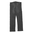 LEVI'S Mens Regular Fit Black Denim Jeans W34 L32 Zip Cotton Blend Classic