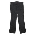 WRANGLER Womens Black Regular Fit Flared Denim Jeans Cotton Blend W30 L32