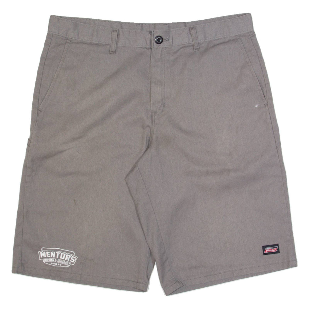 DICKIES Mens Workwear Shorts Grey L W36