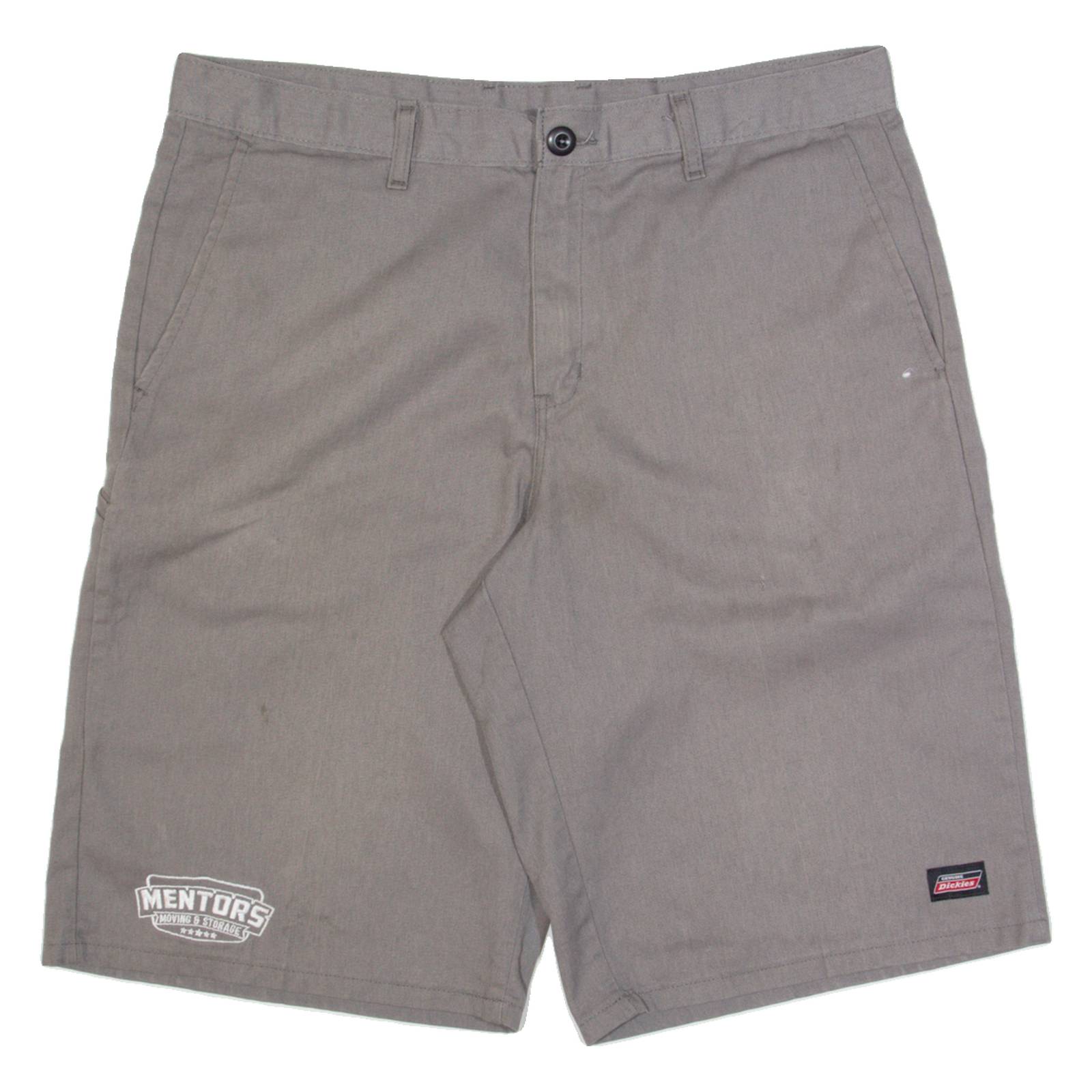 DICKIES Mens Workwear Shorts Grey L W36