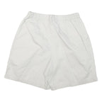 LEE Mens White Casual Shorts M W28 Comfortable Cotton Blend Drawstring