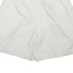 LEE Mens White Casual Shorts M W28 Comfortable Cotton Blend Drawstring