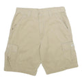 WRANGLER Mens Shorts Beige Casual Cargo Plain M W33 Cotton Summer