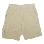 WRANGLER Mens Shorts Beige Casual Cargo Plain M W33 Cotton Summer