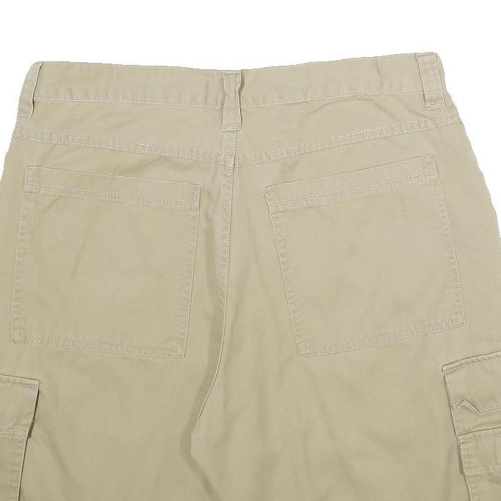 WRANGLER Mens Shorts Beige Casual Cargo Plain M W33 Cotton Summer