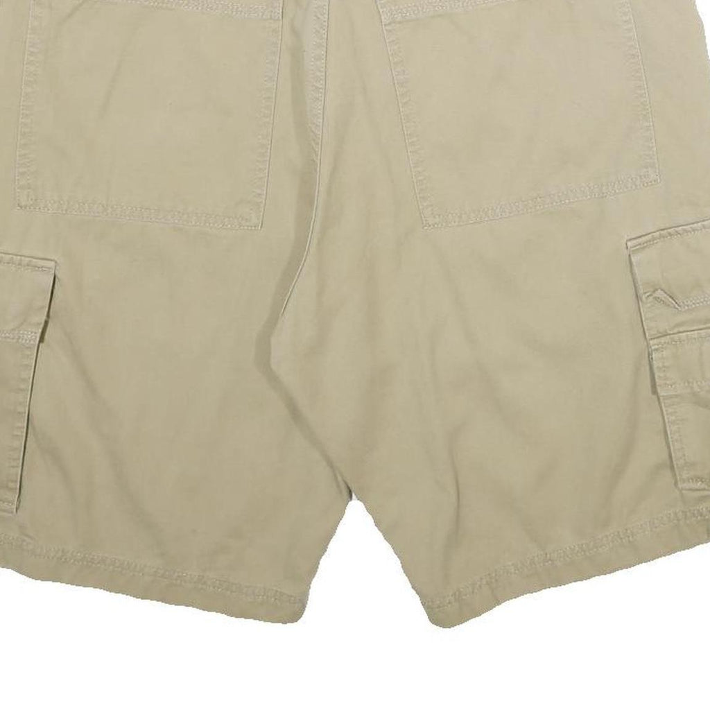WRANGLER Mens Shorts Beige Casual Cargo Plain M W33 Cotton Summer
