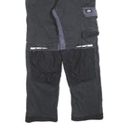 DICKIES Mens Cotton Blend Black & Grey Regular Straight Trousers W36 L30