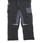 DICKIES Mens Cotton Blend Black & Grey Regular Straight Trousers W36 L30