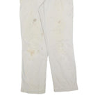 CARHARTT Mens Beige Cotton Blend Relaxed Fit Straight Leg Trousers W32 L29