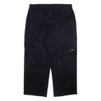 DICKIES Mens Trousers Black Relaxed Straight W38 L29