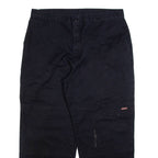 DICKIES Mens Trousers Black Relaxed Straight W38 L29