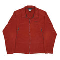 PATAGONIA Mens Red Jacket L Polyester Plain Zip Lightweight Outdoor Casual