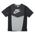 NIKE Mens Black & Grey Graphic T-Shirt M Short Sleeve Crew Neck Sportswear