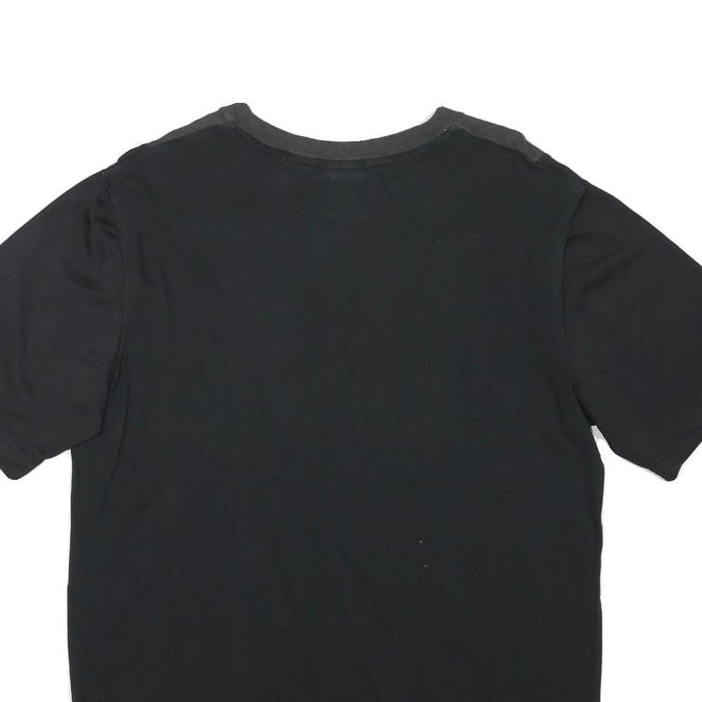 NIKE Mens Black & Grey Graphic T-Shirt M Short Sleeve Crew Neck Sportswear
