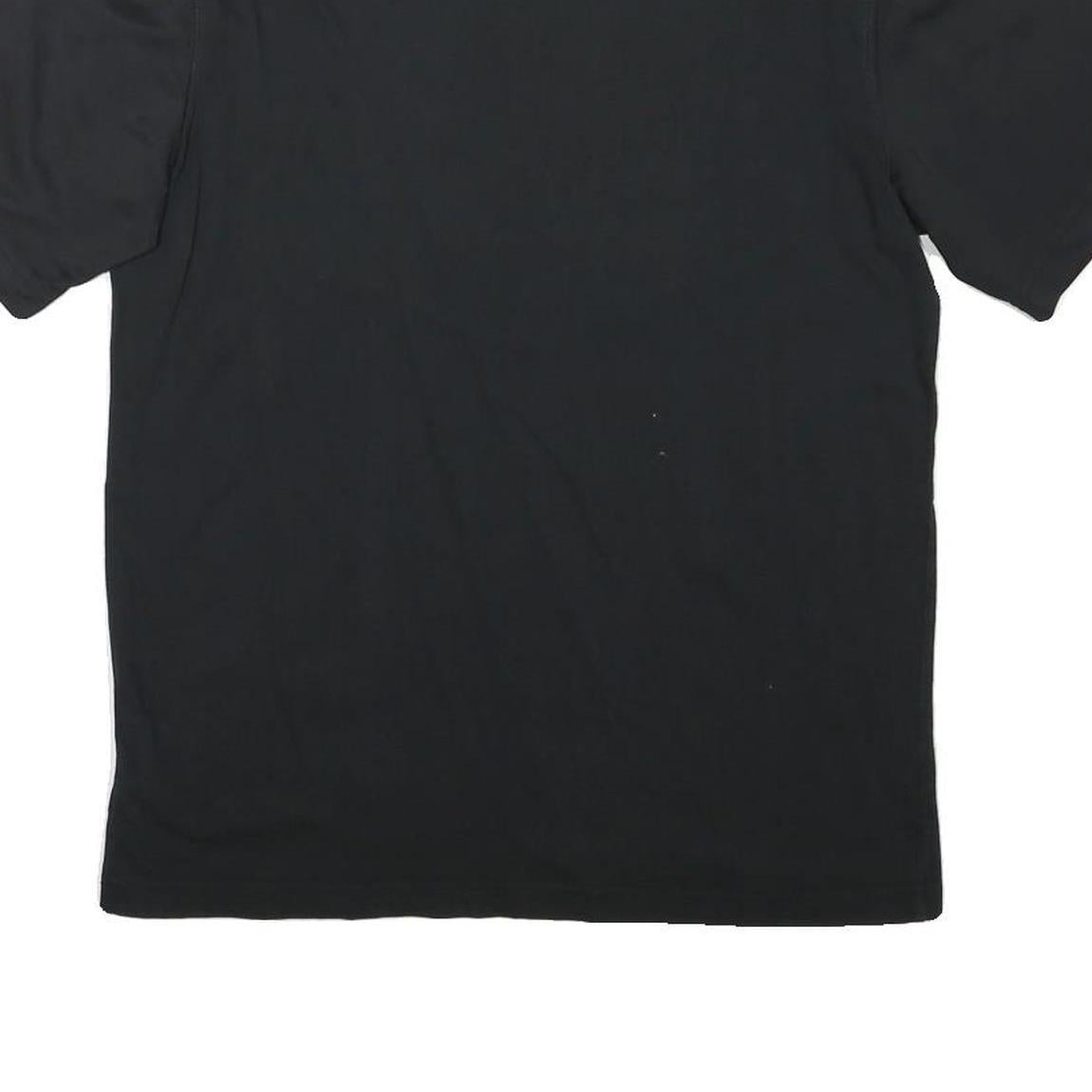 NIKE Mens Black & Grey Graphic T-Shirt M Short Sleeve Crew Neck Sportswear