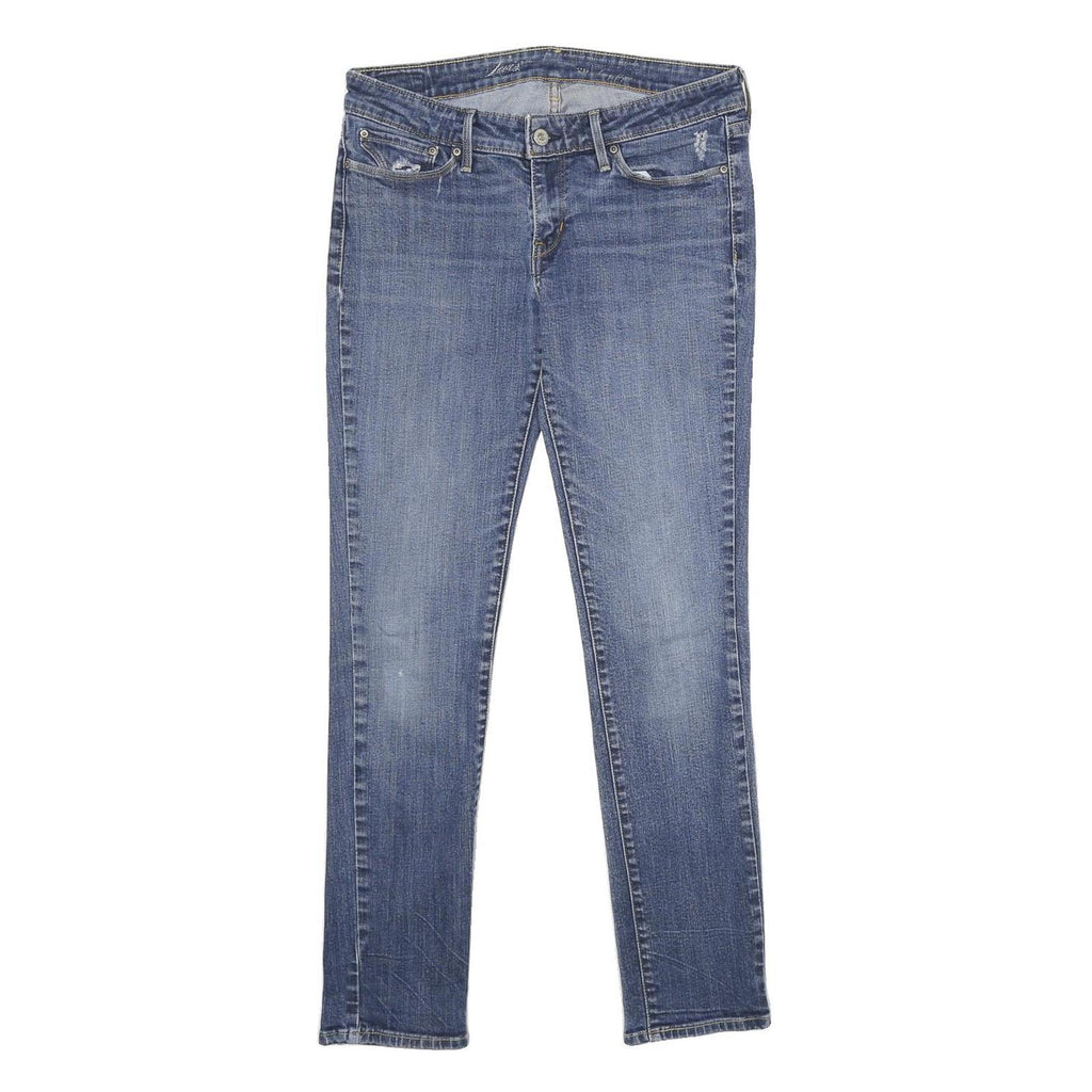 LEVI'S Womens Jeans Blue Relaxed Skinny Leg Denim Medium W29 L32 Zip Closure