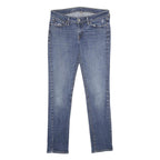 LEVI'S Womens Jeans Blue Relaxed Skinny Leg Denim Medium W29 L32 Zip Closure