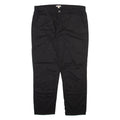 BARBOUR Womens Trousers Black Relaxed Tapered W36 L28
