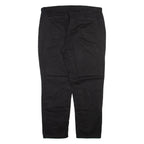 BARBOUR Womens Trousers Black Relaxed Tapered W36 L28