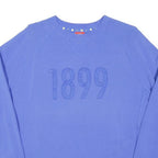 NIKE Mens Blue Crew Neck M 1899 Embroidered Logo Sweatshirt Cotton Blend