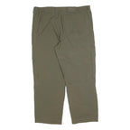 SCHOFFEL Mens Polyester Blend Green Regular Cargo Trousers W36 L27 Outdoor Zip