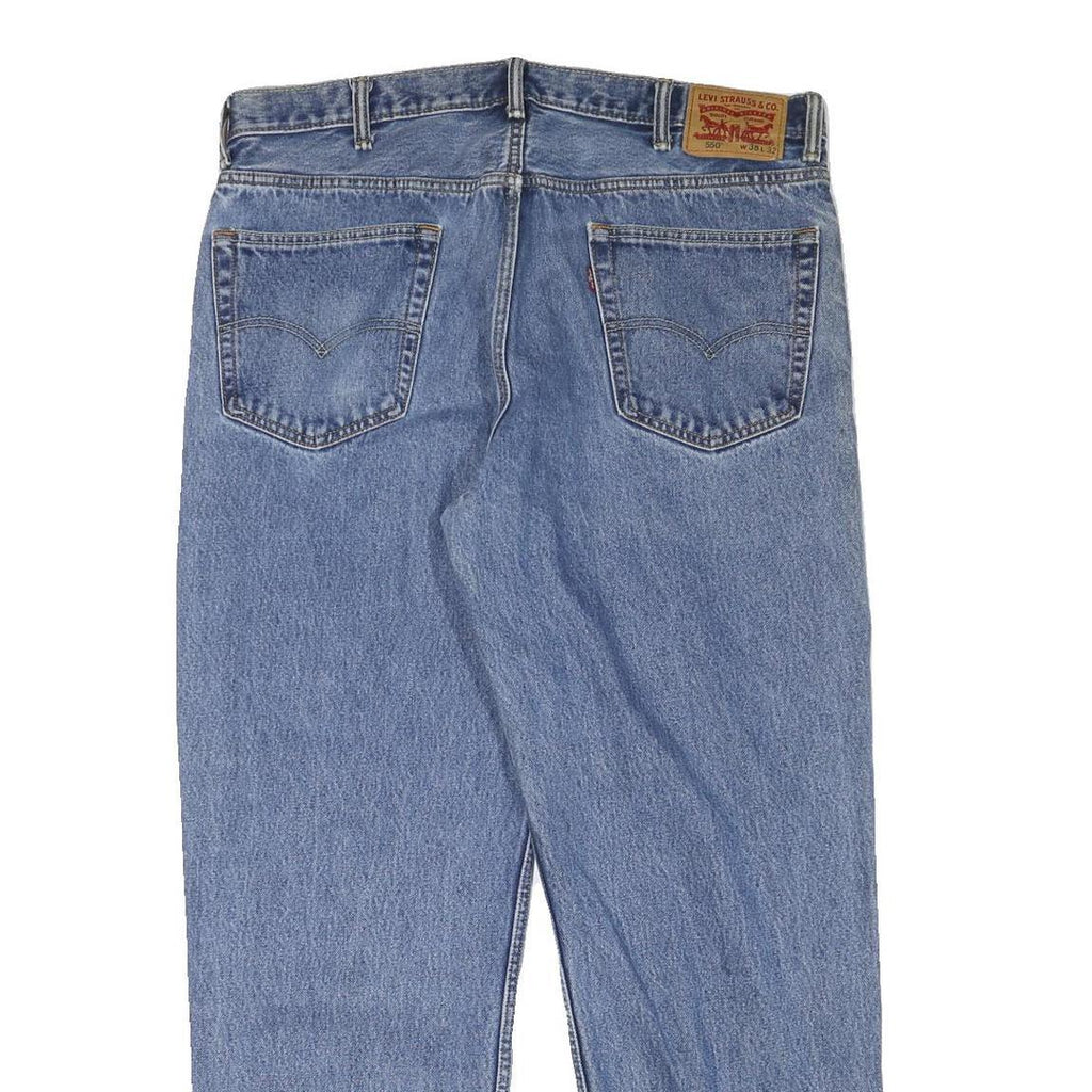 LEVI'S Mens Jeans Blue Regular Straight Denim Medium W38 L30 Classic Zip Cotton