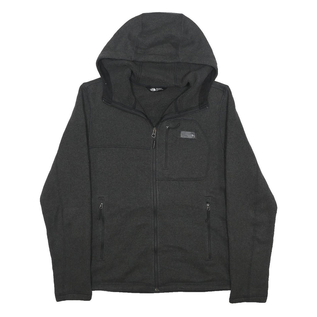 THE NORTH FACE Mens Black Full Zip Hoodie S Outdoor Casual Warm Jacket