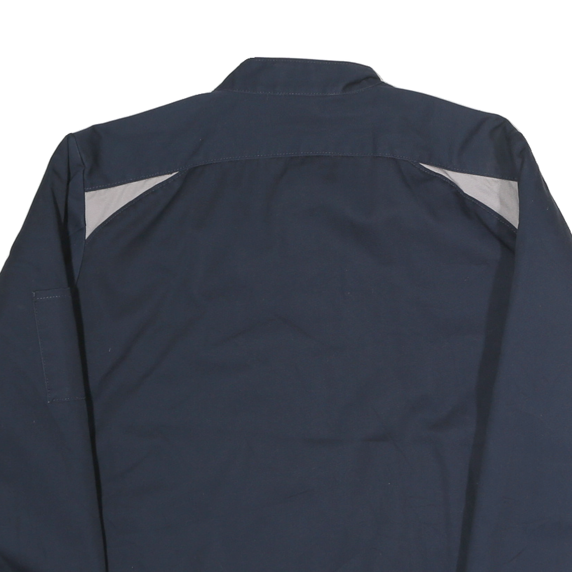 DICKIES Mens Navy Blue Workwear Zip Jacket M Cotton Blend Plain Edwards Memorial