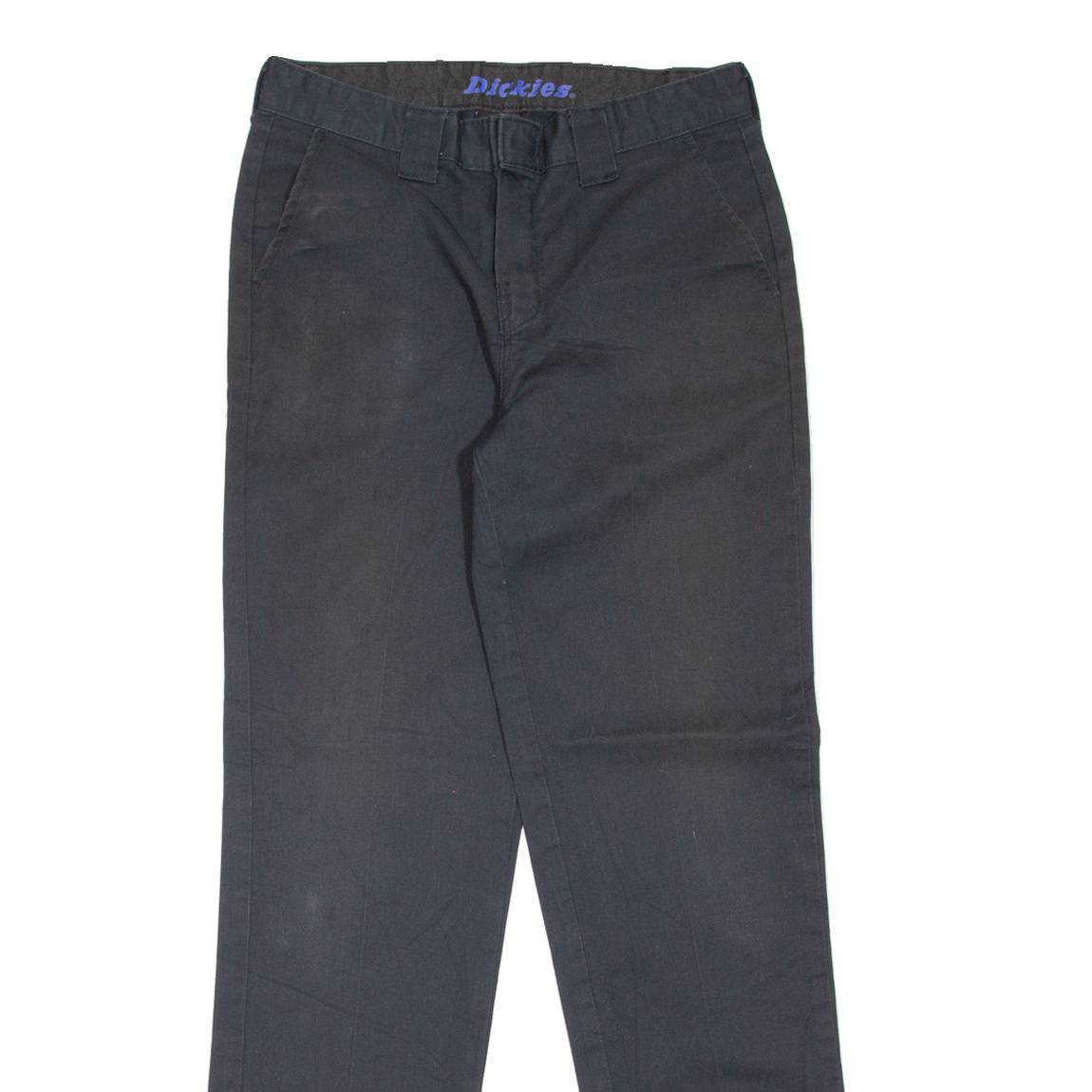 DICKIES Workwear Womens Trousers Black Slim Tapered W28 L30