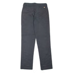 DICKIES Workwear Womens Trousers Black Slim Tapered W28 L30