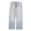 LEVI'S 501 Mens Jeans Blue Regular Straight Denim Light W28 L27 Classic Button