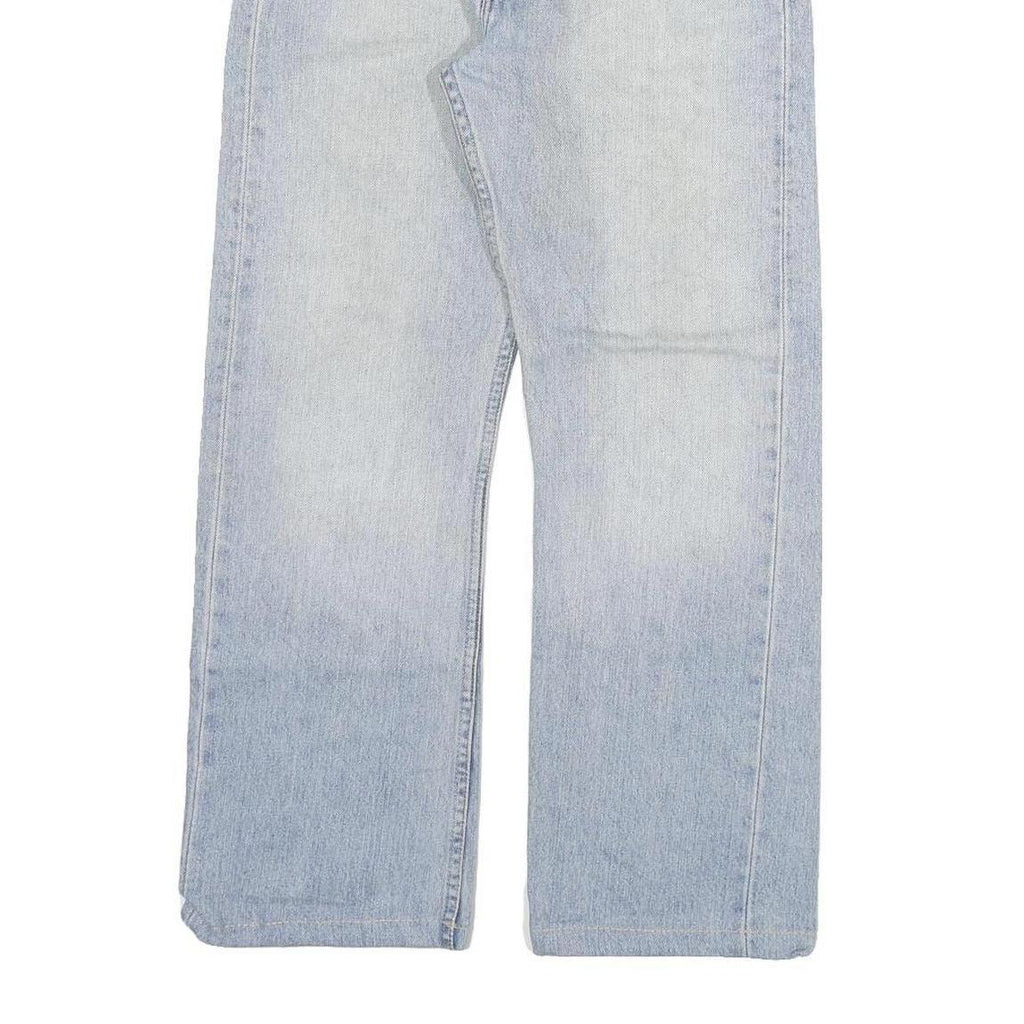 LEVI'S 501 Mens Jeans Blue Regular Straight Denim Light W28 L27 Classic Button