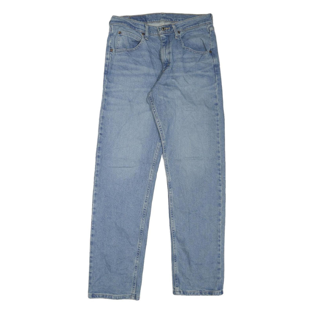 WRANGLER Mens Regular Fit Straight Leg Denim Light W30 L32 Classic Zip Jeans