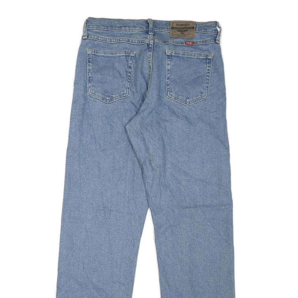 WRANGLER Mens Regular Fit Straight Leg Denim Light W30 L32 Classic Zip Jeans
