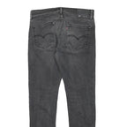 LEVI'S Mens Slim Black Jeans Denim Medium W33 L31 Slim Fit Zip Closure Stylish