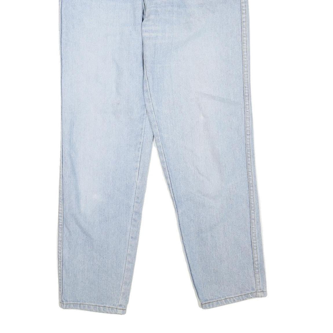 GBNT Womens Regular Fit Light Blue Denim Jeans W26 L28 Zip Pockets Classic Style