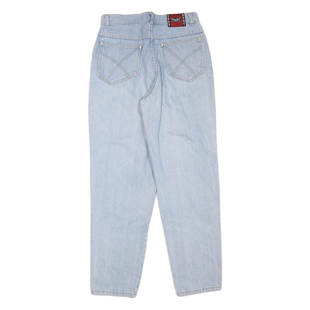 GBNT Womens Regular Fit Light Blue Denim Jeans W26 L28 Zip Pockets Classic Style