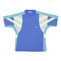 ADIDAS ORIGINALS Mens Blue & Light Blue Graphic T-Shirt M Short Sleeve Crew Neck