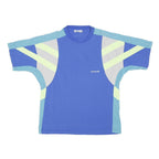 ADIDAS ORIGINALS Mens Blue & Light Blue Graphic T-Shirt M Short Sleeve Crew Neck