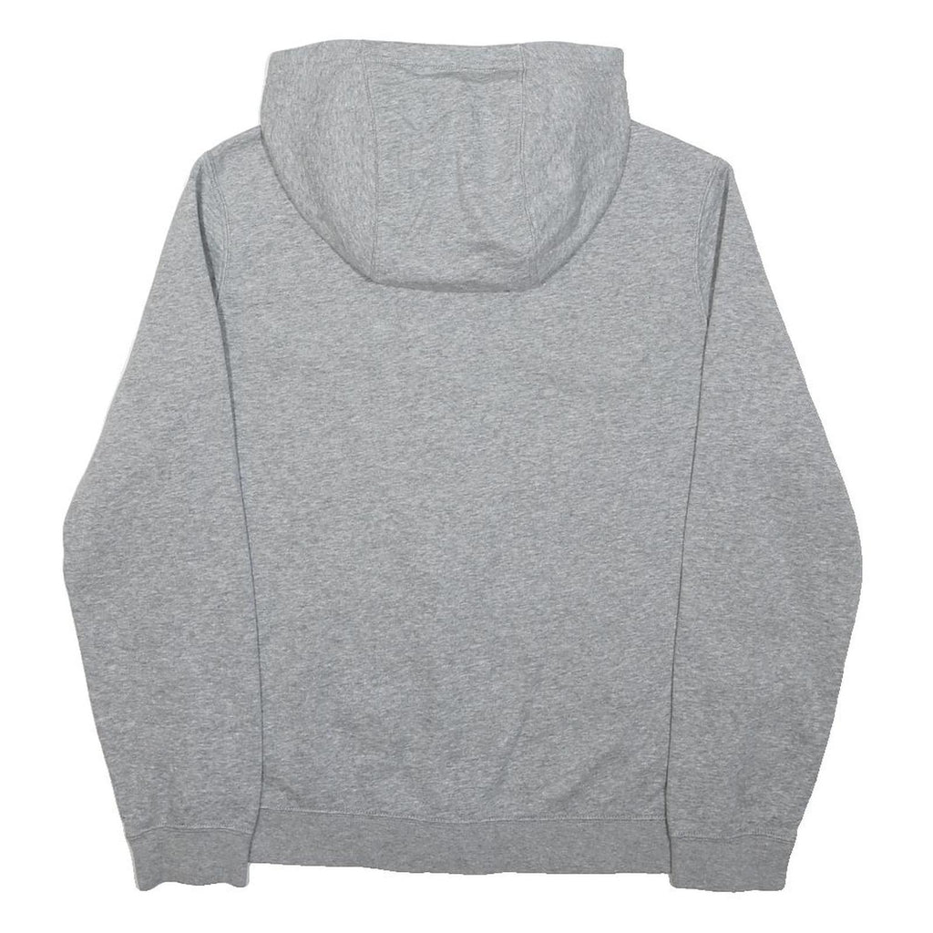 NIKE Mens Grey Full Zip Hoodie XL Cotton Blend Casual Sportswear Sweatshirt