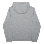 NIKE Mens Grey Full Zip Hoodie XL Cotton Blend Casual Sportswear Sweatshirt