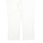 WHITE STUFF Womens Jeans White Slim Straight Denim W34 L25 Zip Cotton Blend