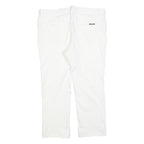 WHITE STUFF Womens Jeans White Slim Straight Denim W34 L25 Zip Cotton Blend