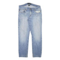 CALVIN KLEIN JEANS Womens Slim Blue Denim Light W31 L26 Slim Fit Straight Jeans