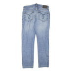 CALVIN KLEIN JEANS Womens Slim Blue Denim Light W31 L26 Slim Fit Straight Jeans