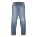 CARHARTT Mens Slim Blue Denim Light Wash Jeans W30 L32 Zip Casual Street