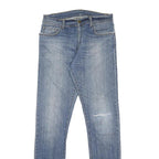 CARHARTT Mens Slim Blue Denim Light Wash Jeans W30 L32 Zip Casual Street
